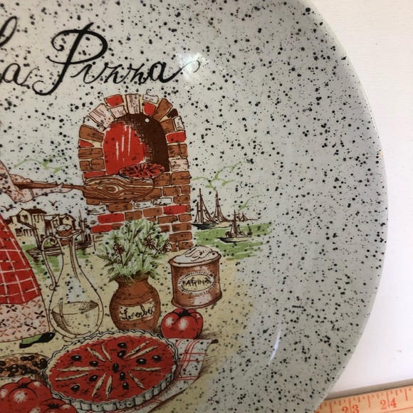 Vintage Reserved Decorative plate made in Italy - Picture 7 of 7